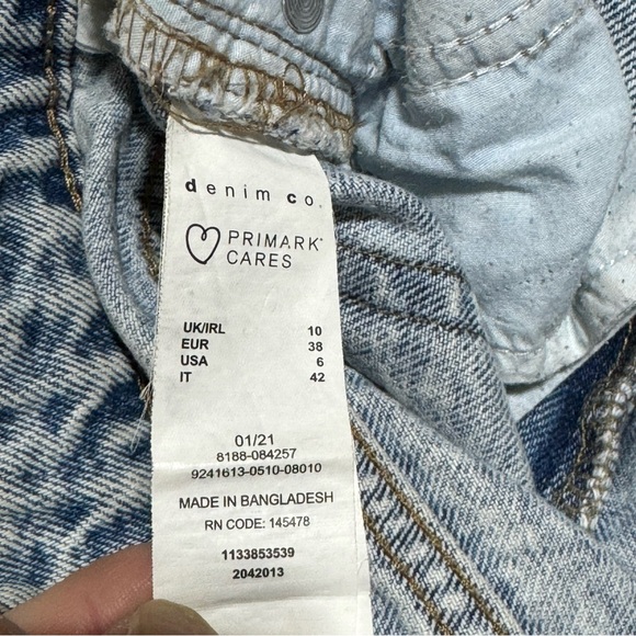 Denim co Acid Wash High Waist Denim Retro style Jeans - Picture 13 of 15